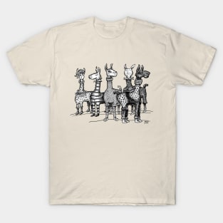 Llamas in Pajamas T-Shirt